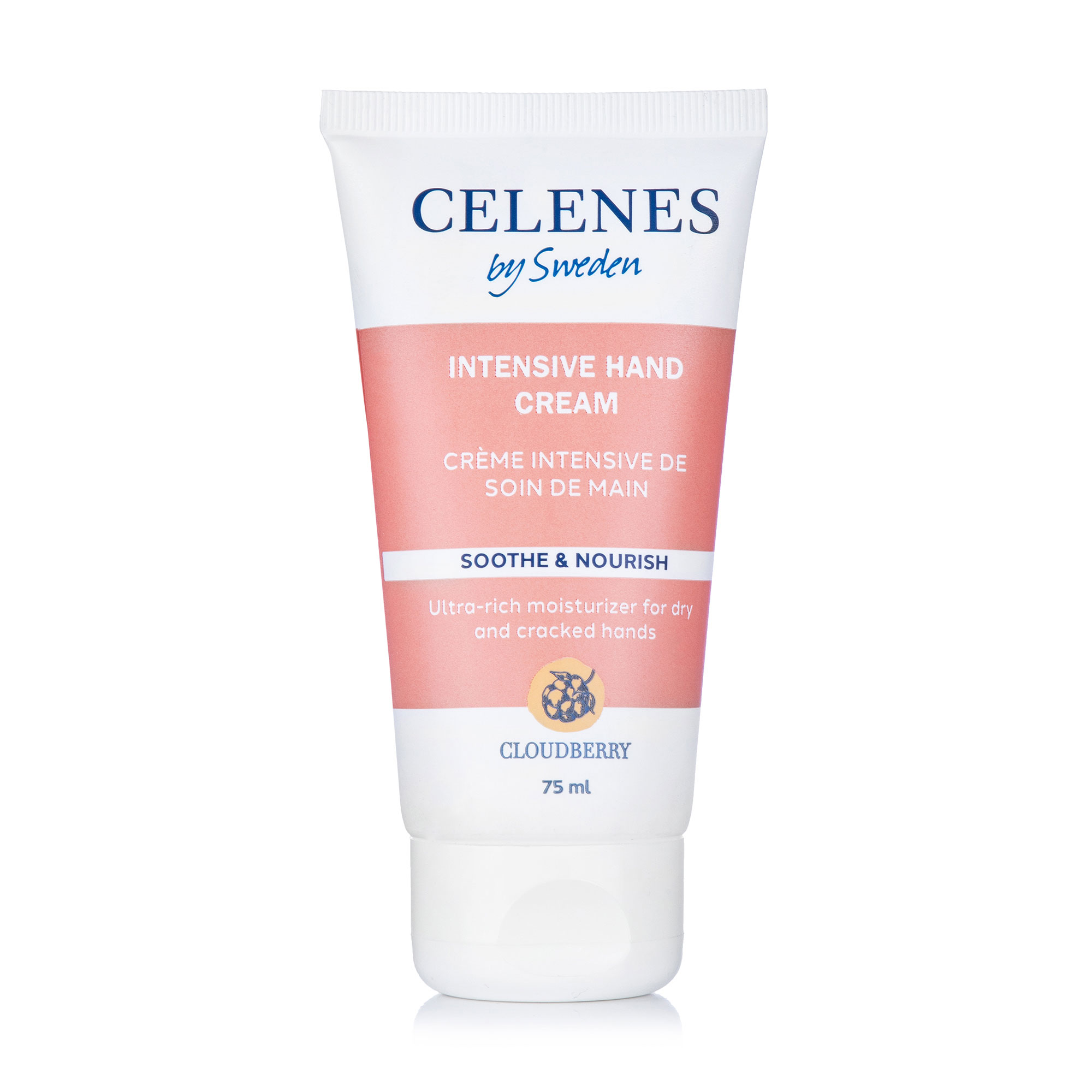 Інтенсивний крем для рук Celenes Cloudberry Intensive Hand Cream з морошкою, без запаху, 75 мл
